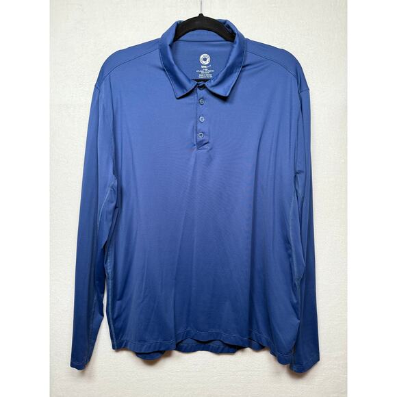 Bloq UV Men's Collared Polo Shirt, Size XL, SPF, Performance, Sun Protection - Picture 1 of 5